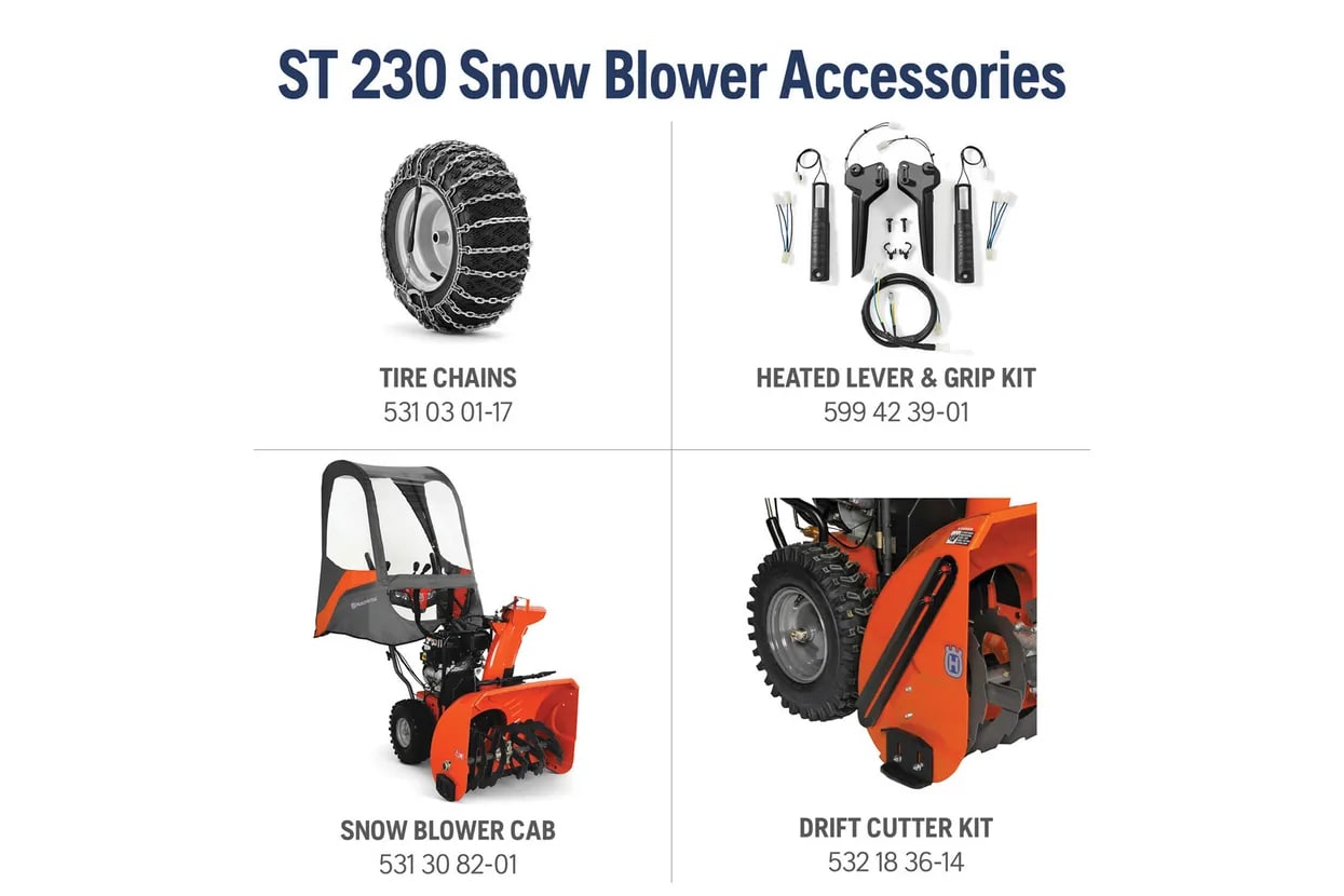 Husqvarna ST 230, 30 in Snow Blower Residential Snow Blowers